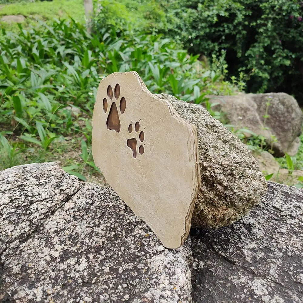 Personalized name engraving on PawVault pet memorial stone – PawVault