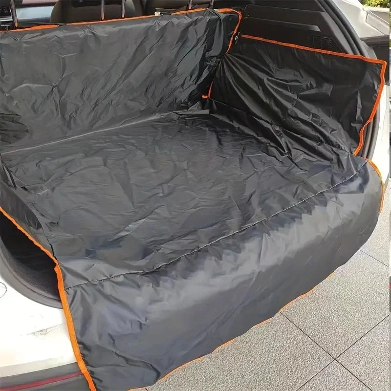 PawVault car mat folded to show dual-layer waterproof build – PawVault