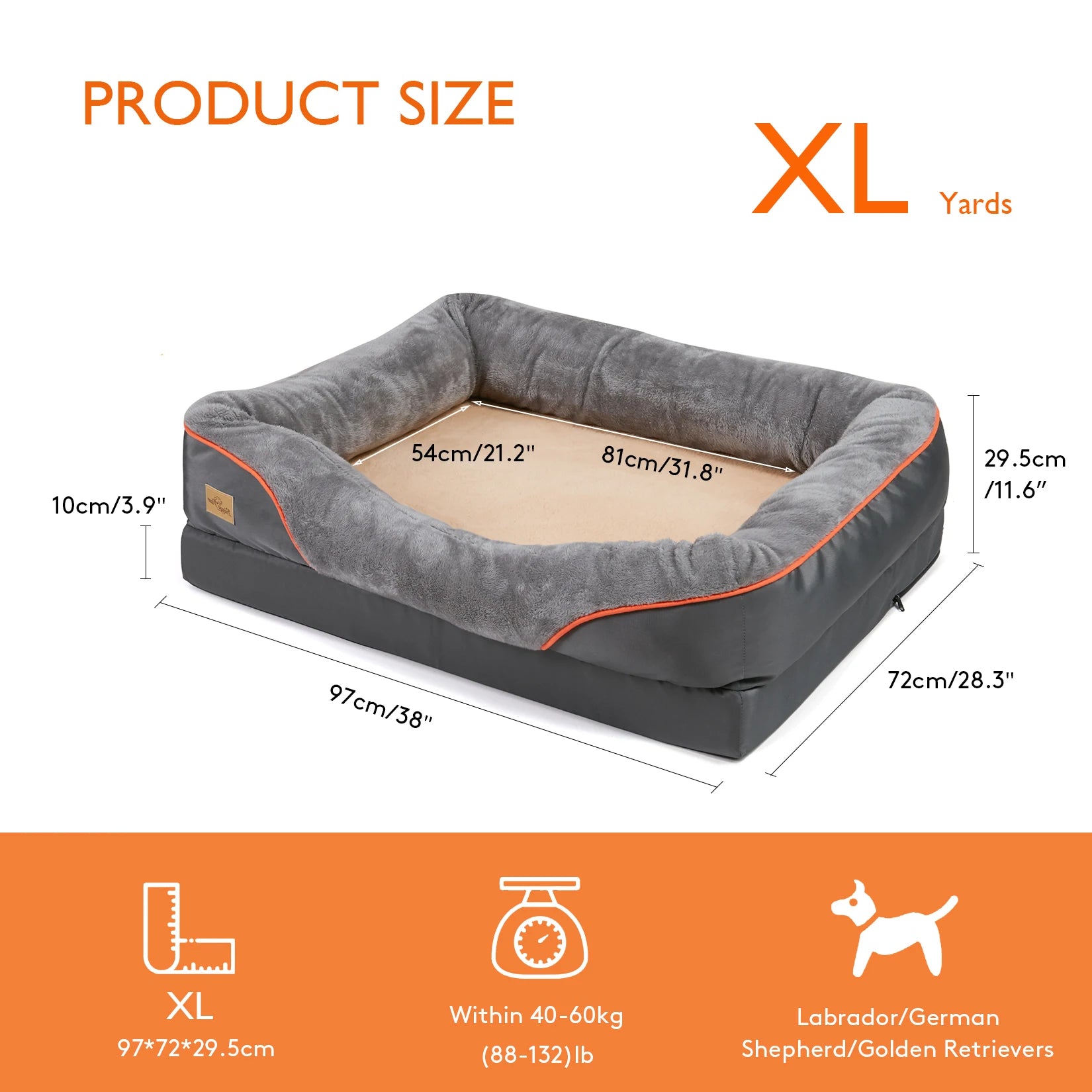 PawVault dog bed machine washable cover removed – PawVault