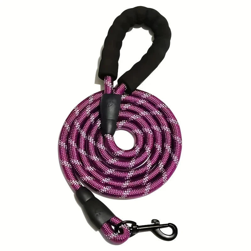 PawVault Heavy-Duty Reflective Dog Leash – Padded Handle