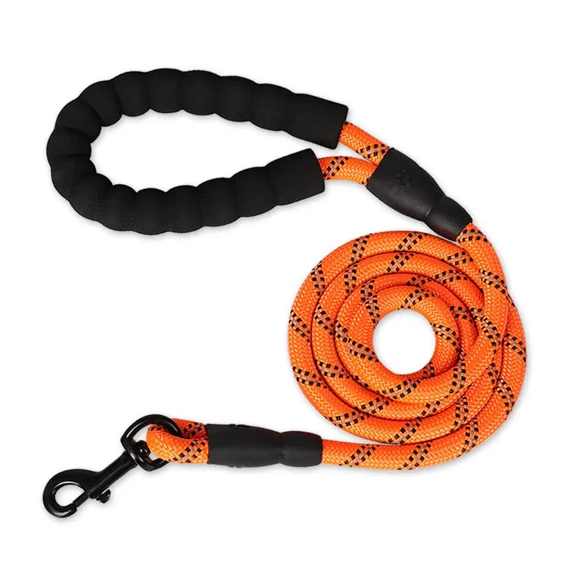 PawVault Heavy-Duty Reflective Dog Leash – Padded Handle
