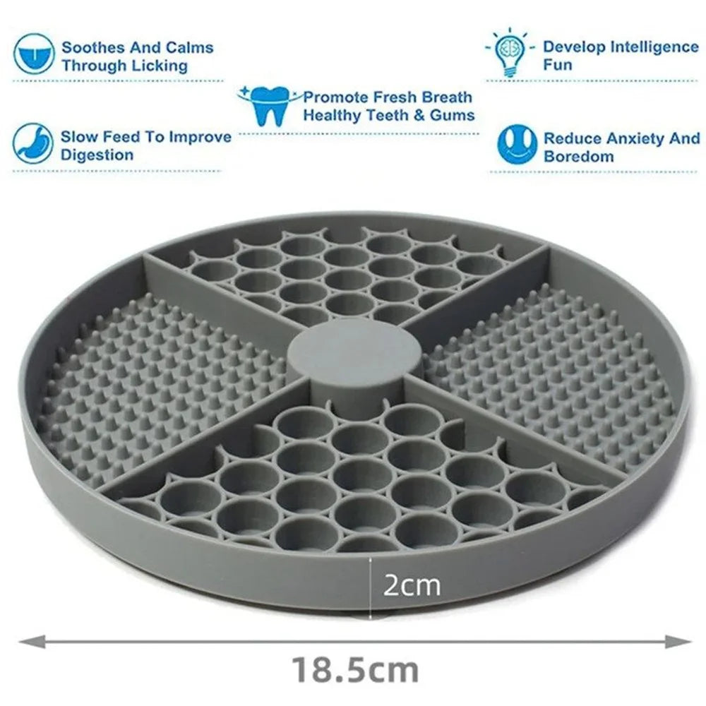 PawVault Calming Lick Mat — Premium Silicone for Dogs & Cats
