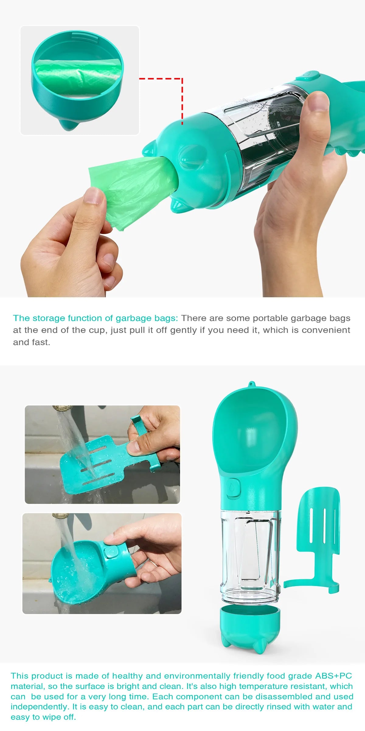PawVault Travel Pet Water Bottle – Leak-Free On-the-Go