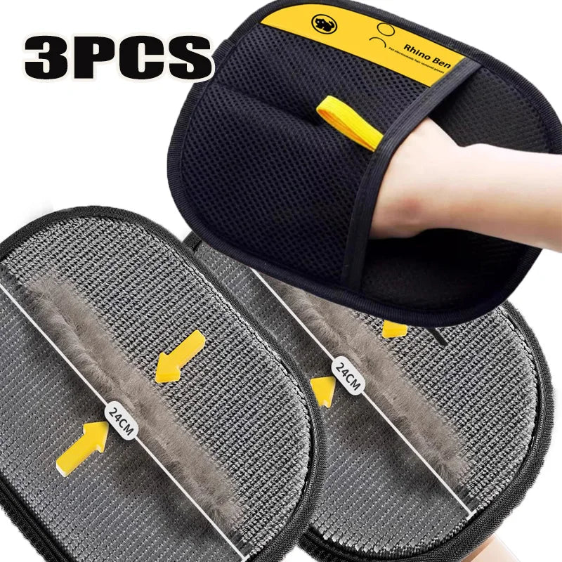 PawVault Pet Grooming Glove – Double-Sided Hair Removal