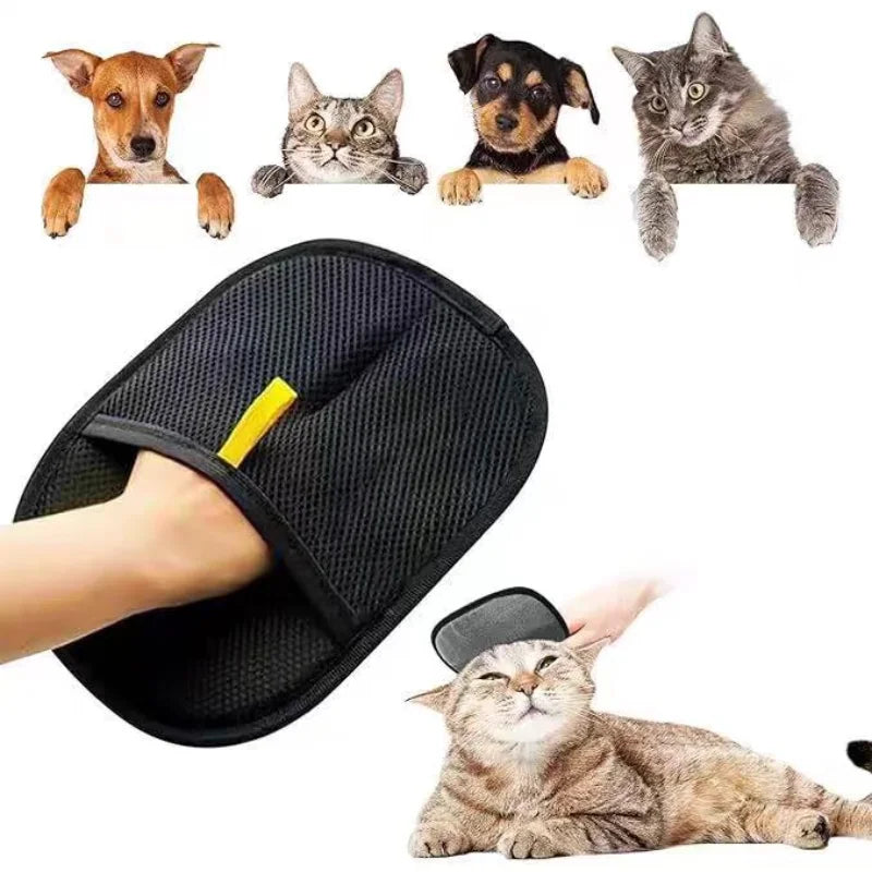 PawVault Pet Grooming Glove – Double-Sided Hair Removal