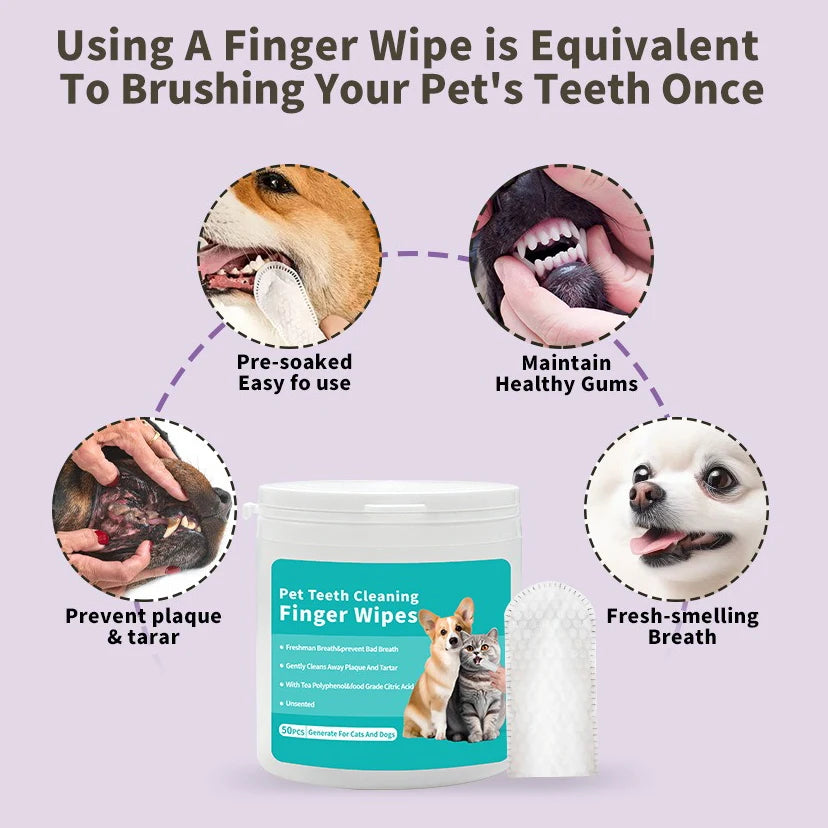 PawVault enzyme dental wipes packaging for dogs and cats – PawVault