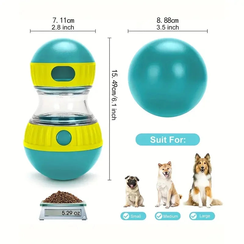 Interactive dog toy close-up