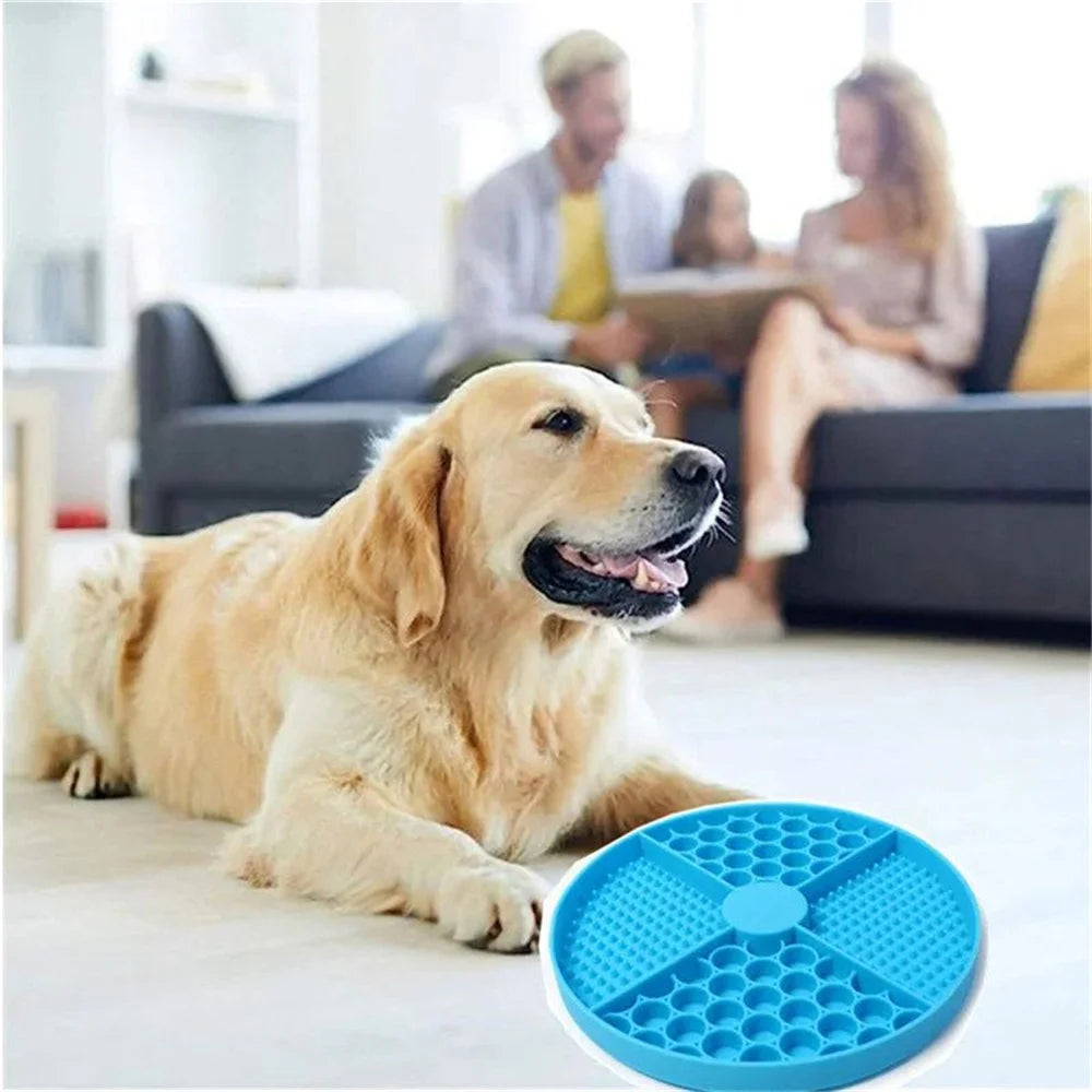 PawVault Calming Lick Mat — Premium Silicone for Dogs & Cats