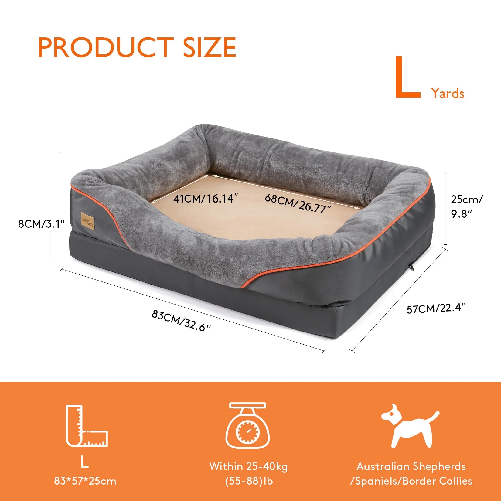 Dog on PawVault orthopedic bed placed in living room – PawVault