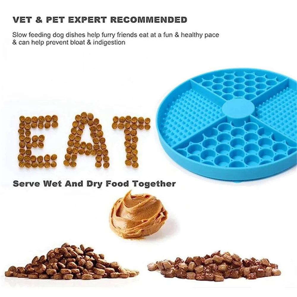 PawVault Calming Lick Mat — Premium Silicone for Dogs & Cats