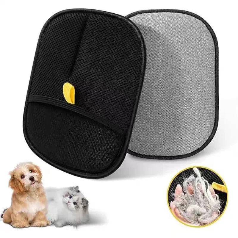 PawVault Pet Grooming Glove – Double-Sided Hair Removal