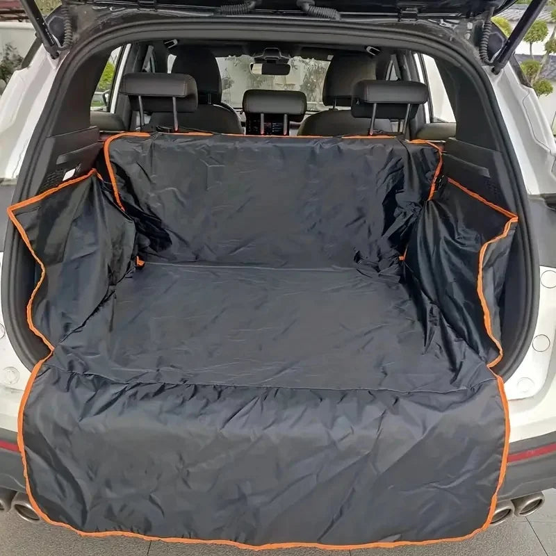Non-slip backing detail of PawVault waterproof pet car mat – PawVault