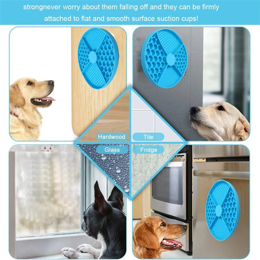 PawVault Calming Lick Mat — Premium Silicone for Dogs & Cats