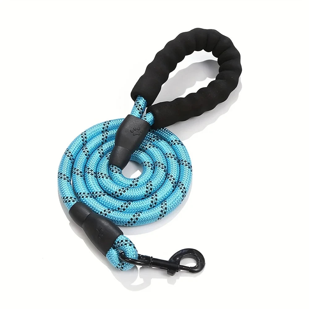 PawVault Heavy-Duty Reflective Dog Leash – Padded Handle