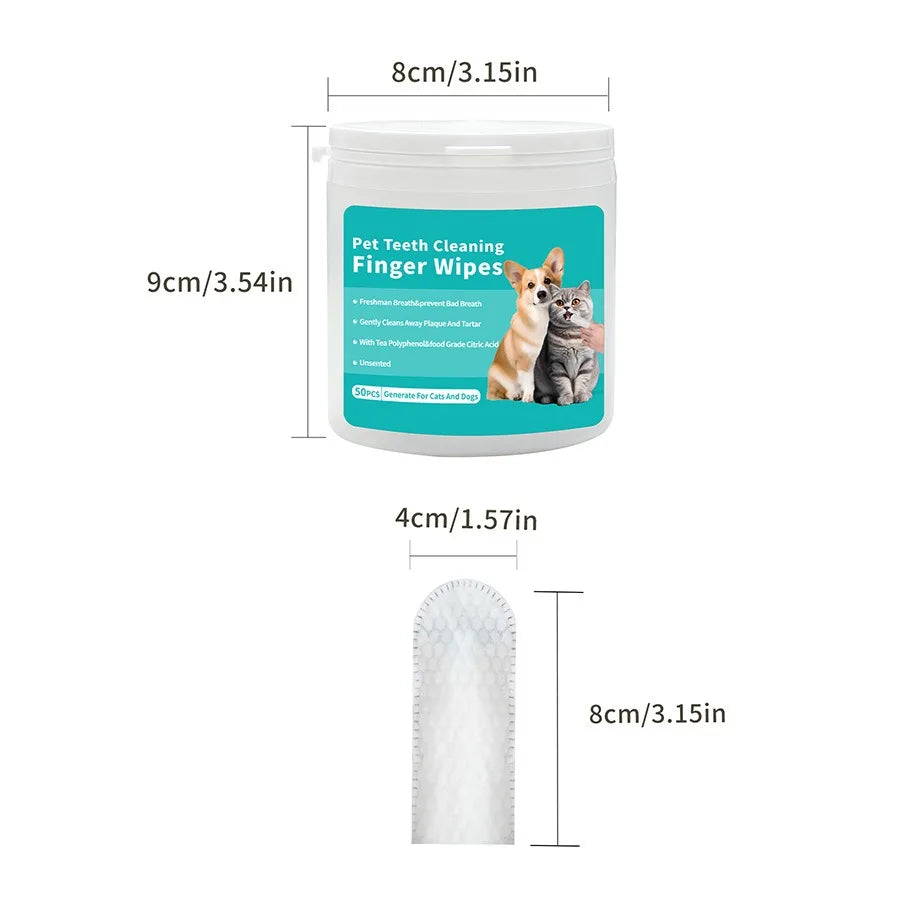 PawVault mint-fresh dental wipes safe for daily pet use – PawVault